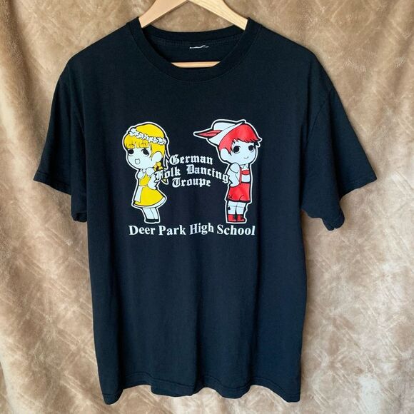 Oktoberfest Folk Dance Tee – Vintage Germany Graphic Medium - Picture 1 of 8
